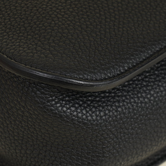 Hermes Noir Halzan 31 Bag