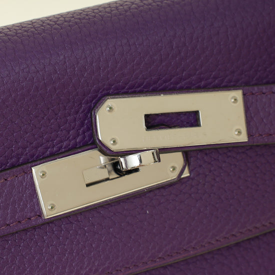 Hermes Ultraviolet Kelly 32 Retourne Bag