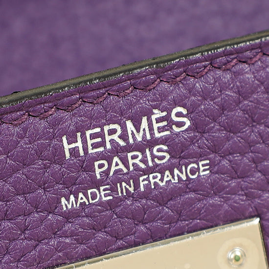 Hermes Ultraviolet Kelly 32 Retourne Bag