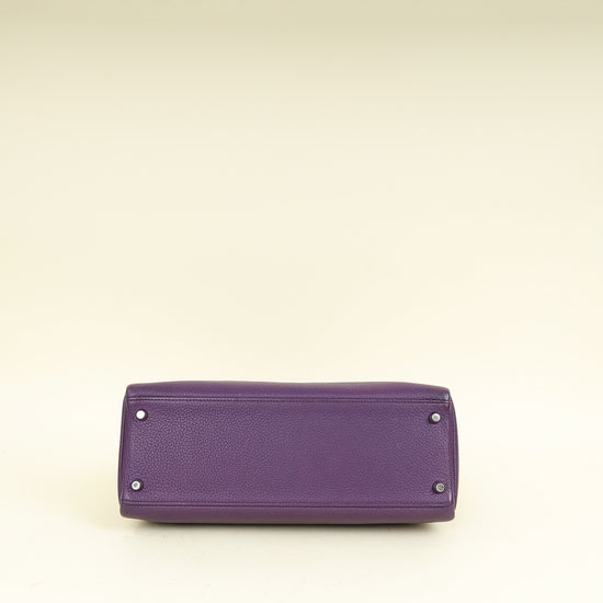 Hermes Ultraviolet Kelly 32 Retourne Bag