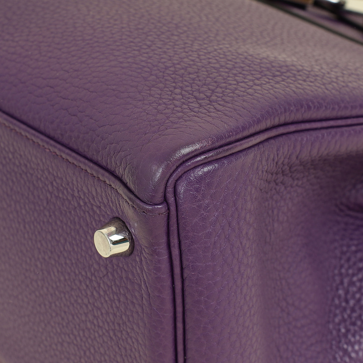 Hermes Ultraviolet Kelly 32 Retourne Bag