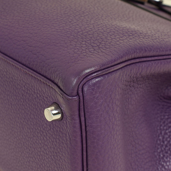Hermes Ultraviolet Kelly 32 Retourne Bag