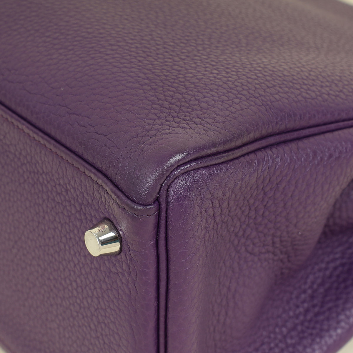 Hermes Ultraviolet Kelly 32 Retourne Bag