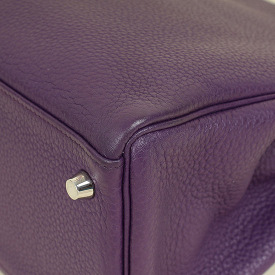 Hermes Ultraviolet Kelly 32 Retourne Bag