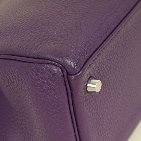Hermes Ultraviolet Kelly 32 Retourne Bag