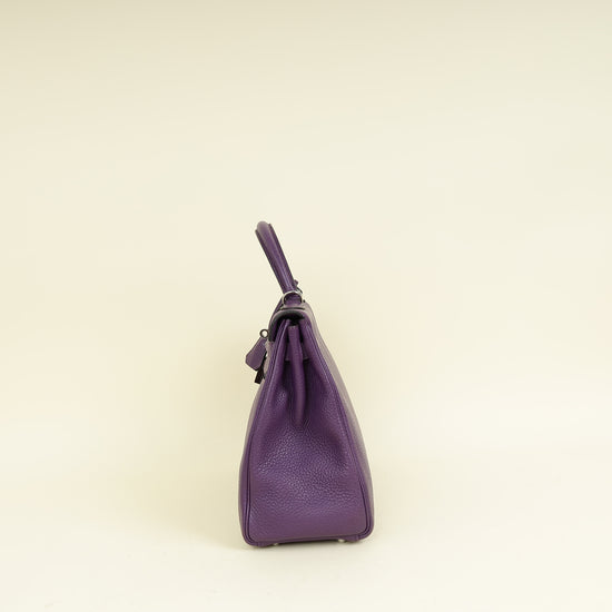 Hermes Ultraviolet Kelly 32 Retourne Bag