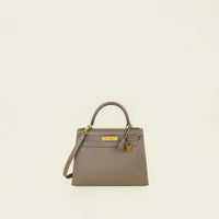 Hermes Etoupe Kelly 28 Sellier Bag