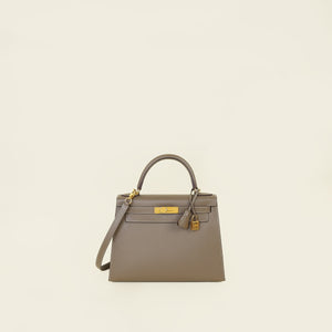 Hermes Etoupe Kelly 28 Sellier Bag