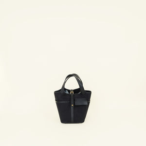 Hermes Noir Picotin Lock Cargo 18 Bag