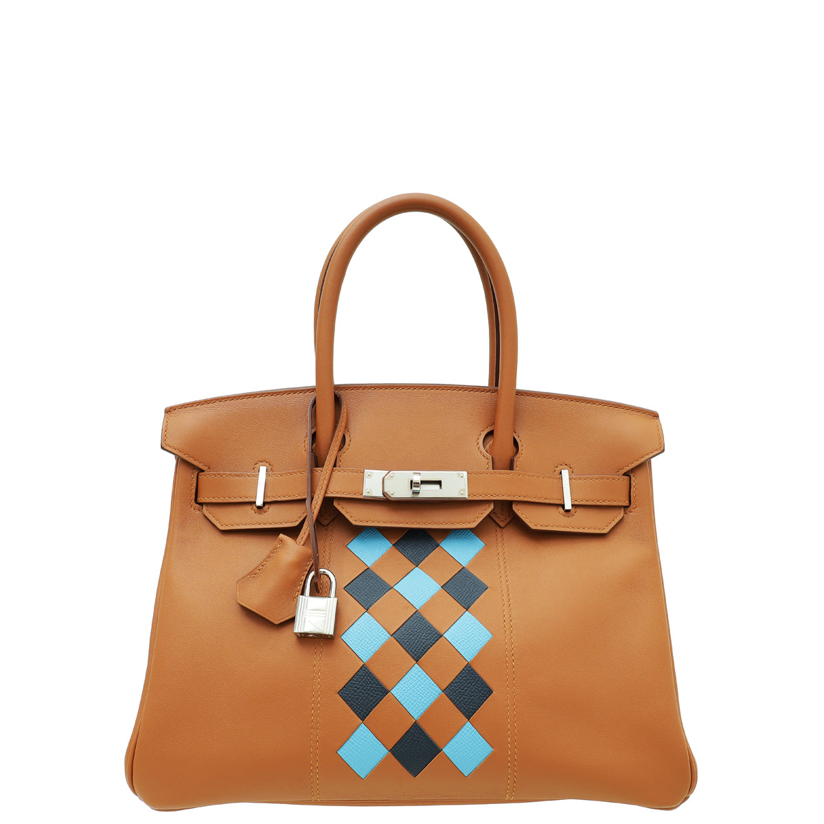 Hermes Tricolor Tressage Birkin 30 Bag-Hermes-THE CLOSET