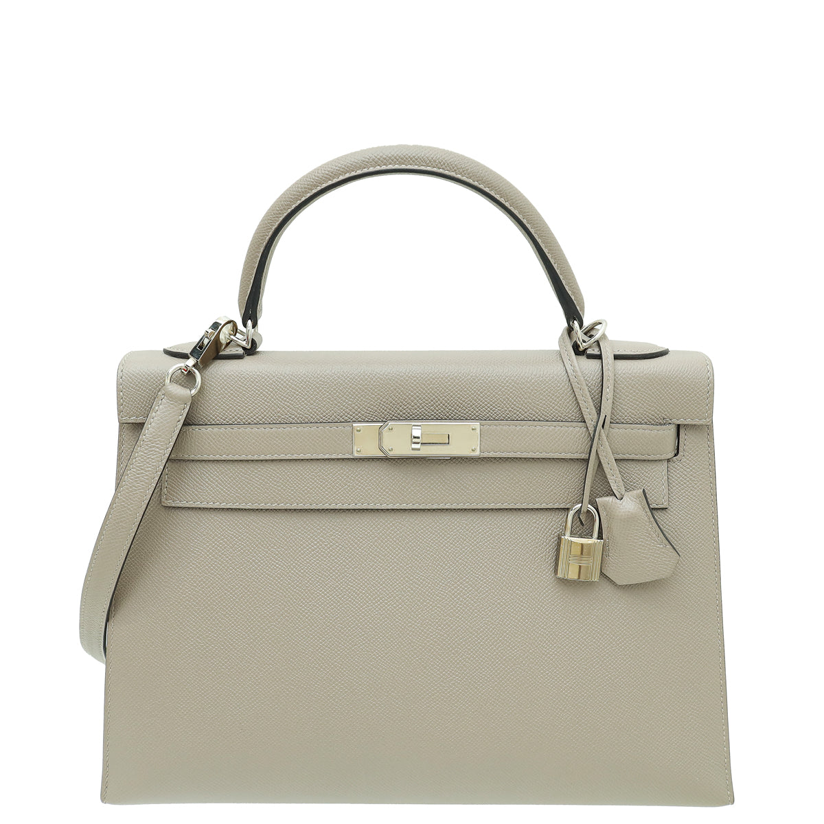 Hermes Etoupe Sellier Kelly 32 Bag-Hermes-THE CLOSET