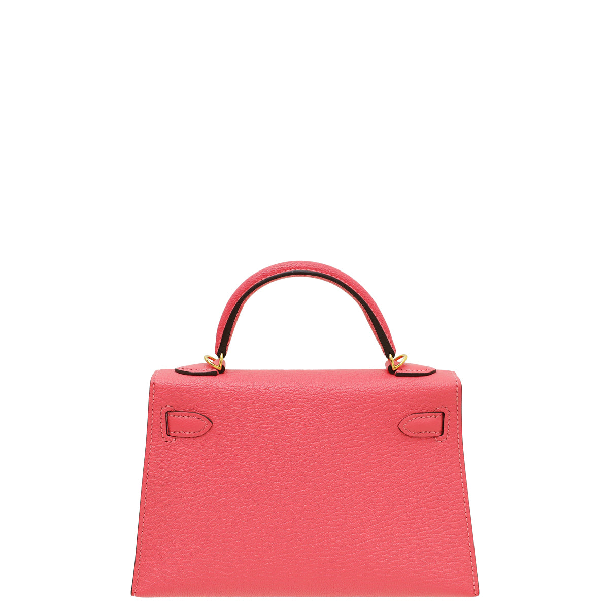 Hermes Rose Lipstick Chevre Mysore Mini Kelly Bag-Hermes-THE CLOSET