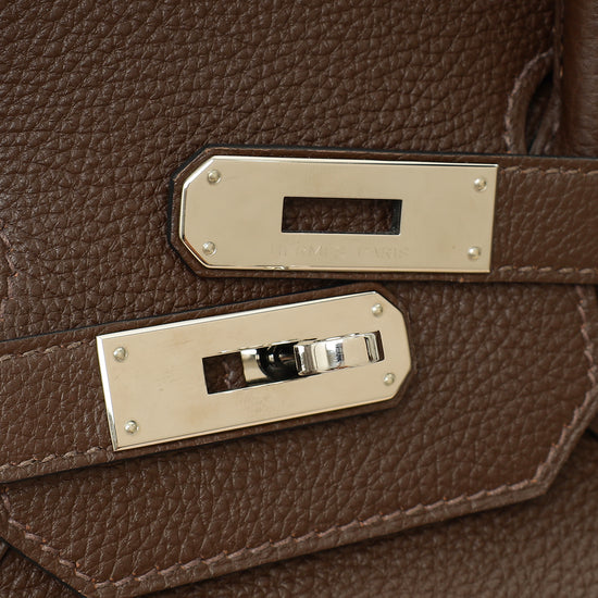 Hermes Chocolate Retourne Birkin 35 Bag-Hermes-THE CLOSET