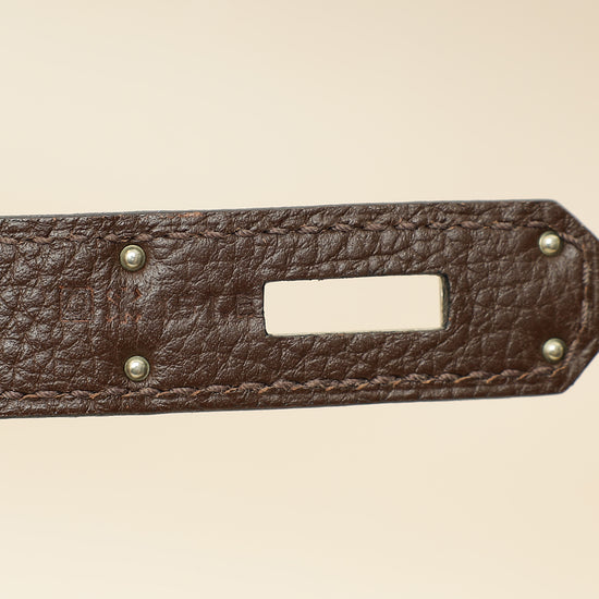 Hermes Chocolate Retourne Birkin 35 Bag-Hermes-THE CLOSET