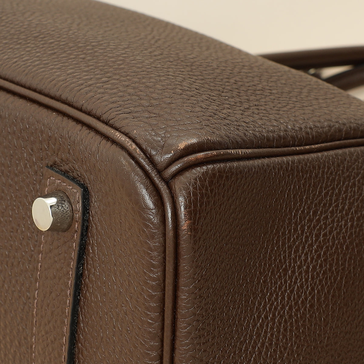 Hermes Chocolate Retourne Birkin 35 Bag-Hermes-THE CLOSET