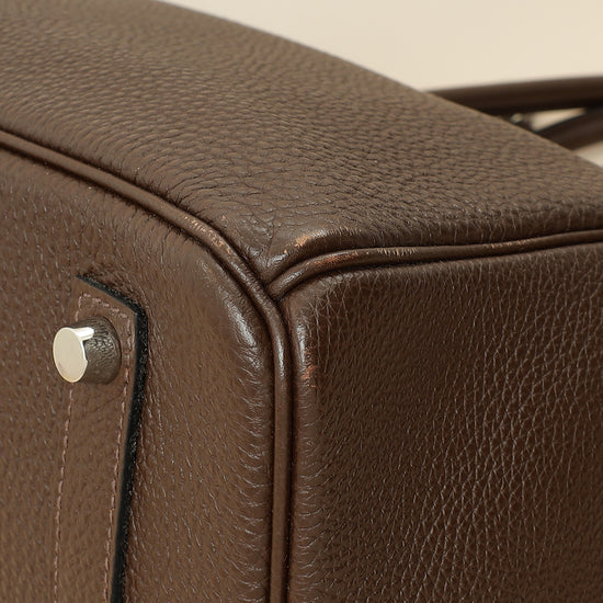 Hermes Chocolate Retourne Birkin 35 Bag-Hermes-THE CLOSET