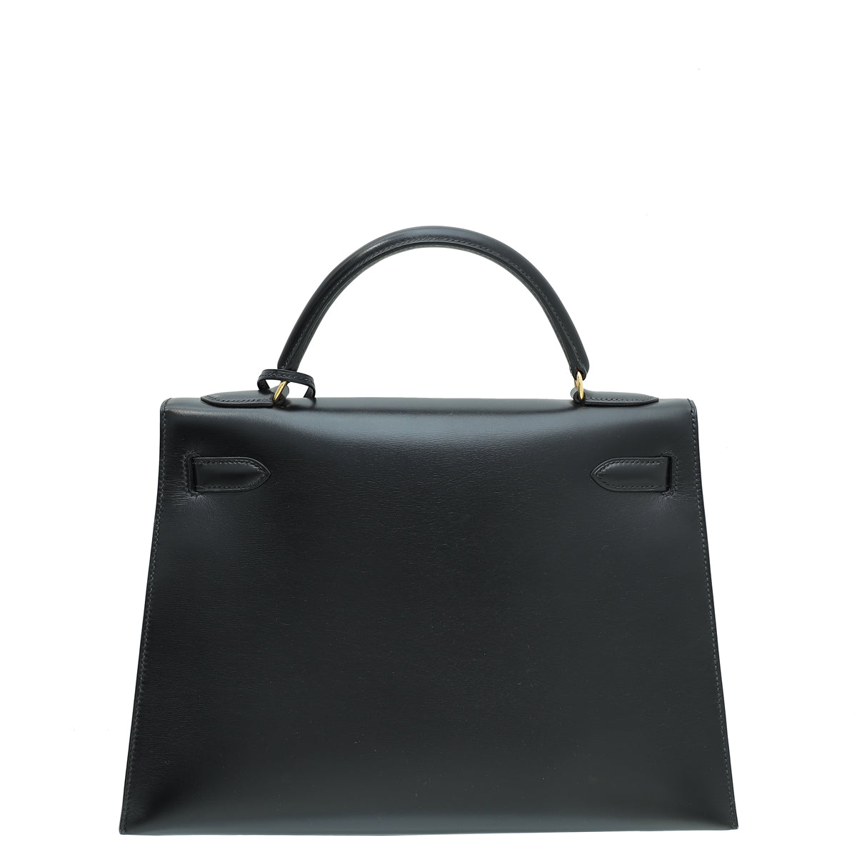 Hermes Noir Box Kelly 32 Bag-Hermes-THE CLOSET
