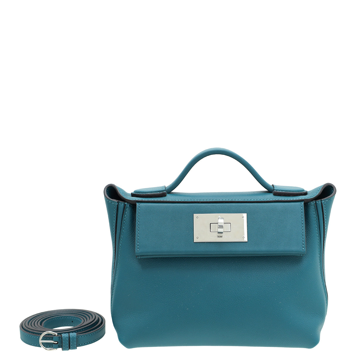 Hermes Vert Bosphore 24/24 Mini Bag-Hermes-THE CLOSET