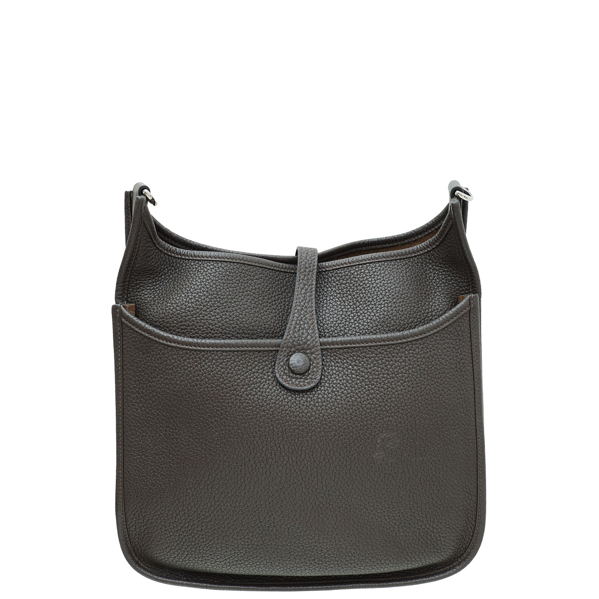 Hermes Chocolate Brown Evelyne III PM Bag-Hermes-THE CLOSET