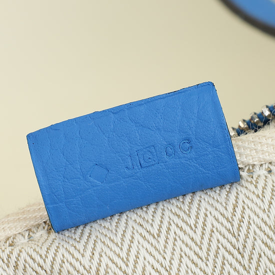 Hermes Electric Blue Victoria Elan 38 Shoulder Bag