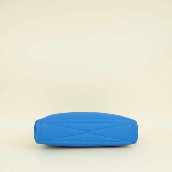 Hermes Electric Blue Victoria Elan 38 Shoulder Bag