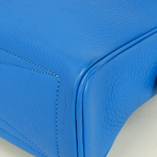 Hermes Electric Blue Victoria Elan 38 Shoulder Bag