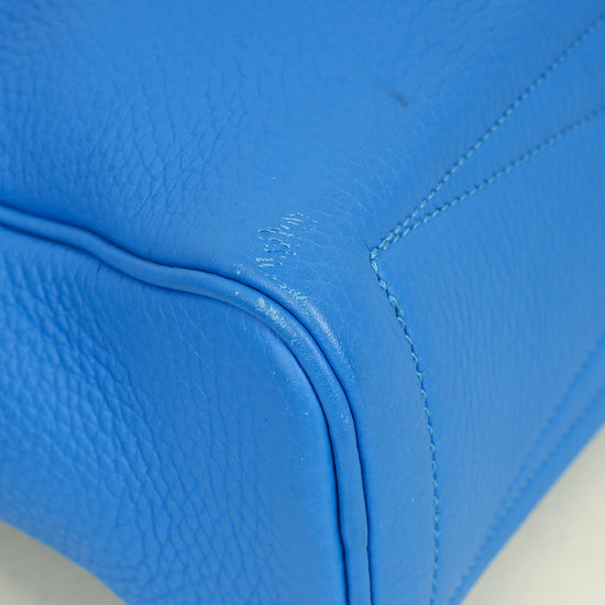 Hermes Electric Blue Victoria Elan 38 Shoulder Bag
