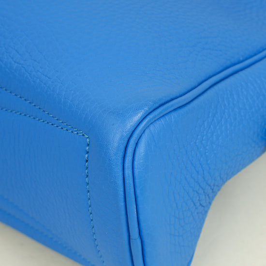 Hermes Electric Blue Victoria Elan 38 Shoulder Bag