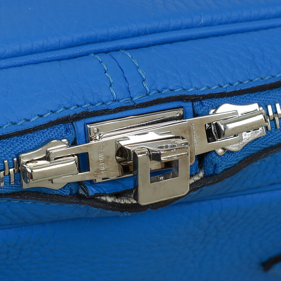 Hermes Electric Blue Victoria Elan 38 Shoulder Bag
