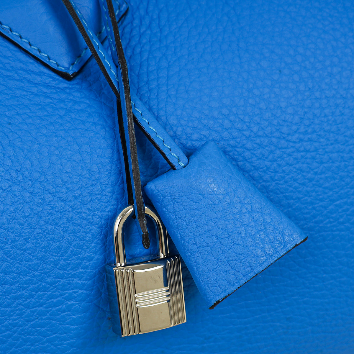 Hermes Electric Blue Victoria Elan 38 Shoulder Bag