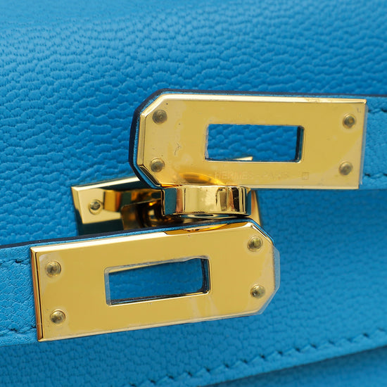 Hermes Bleu Frida Sellier Kelly 25 Bag-Hermes-THE CLOSET