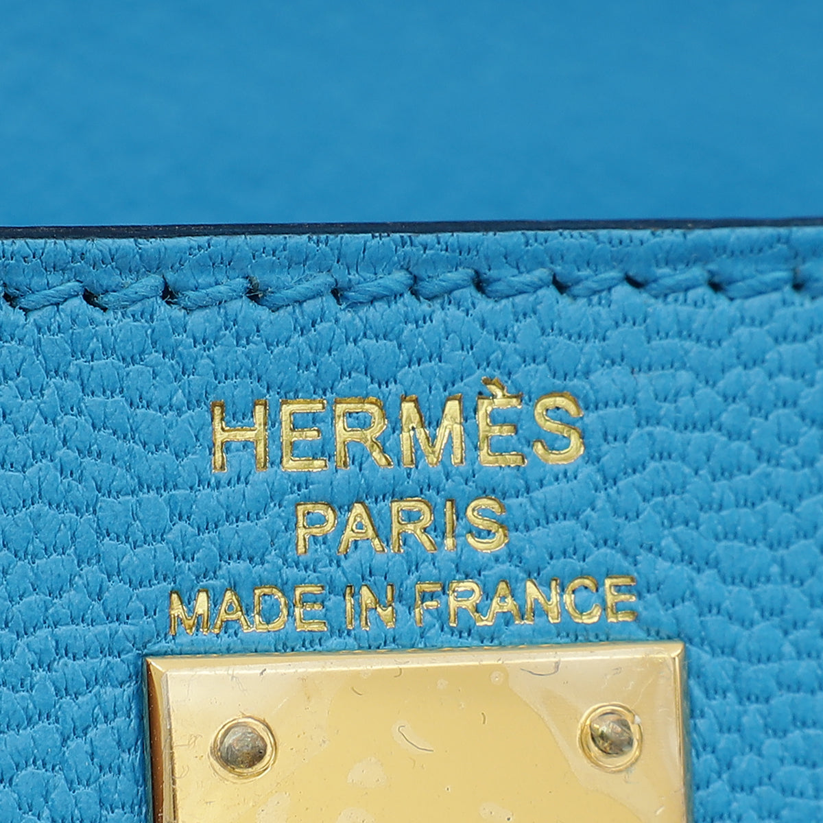 Hermes Bleu Frida Sellier Kelly 25 Bag-Hermes-THE CLOSET