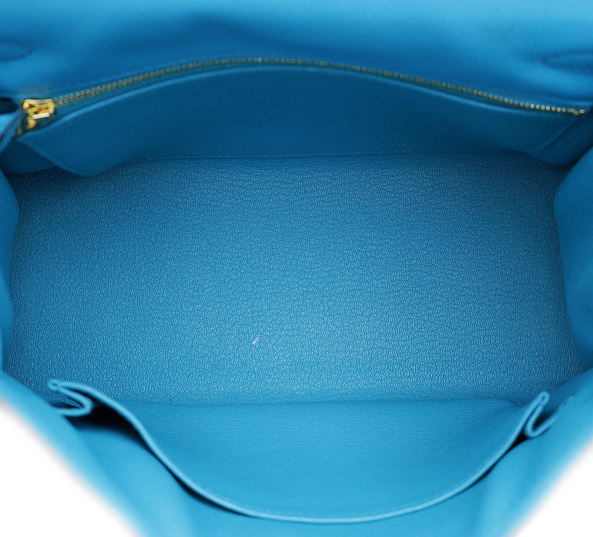 Hermes Bleu Frida Sellier Kelly 25 Bag-Hermes-THE CLOSET