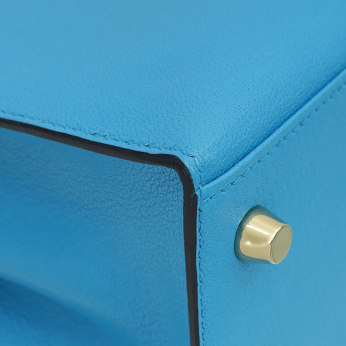 Hermes Bleu Frida Sellier Kelly 25 Bag-Hermes-THE CLOSET