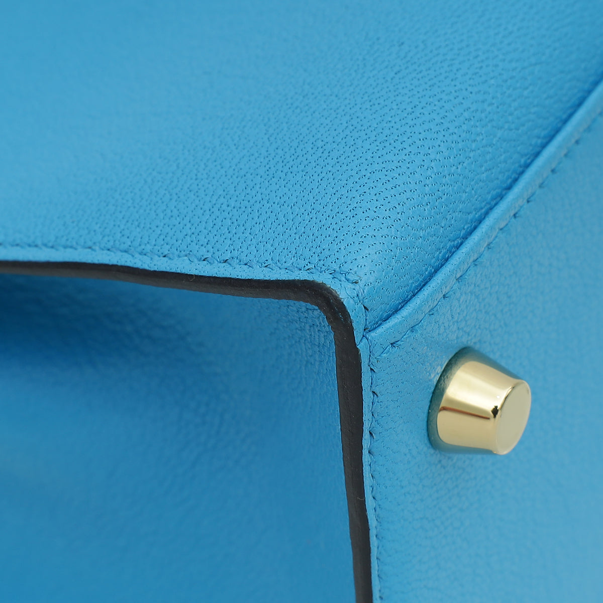 Hermes Bleu Frida Sellier Kelly 25 Bag-Hermes-THE CLOSET