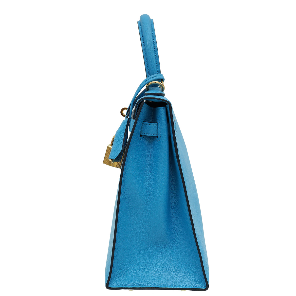 Hermes Bleu Frida Sellier Kelly 25 Bag-Hermes-THE CLOSET