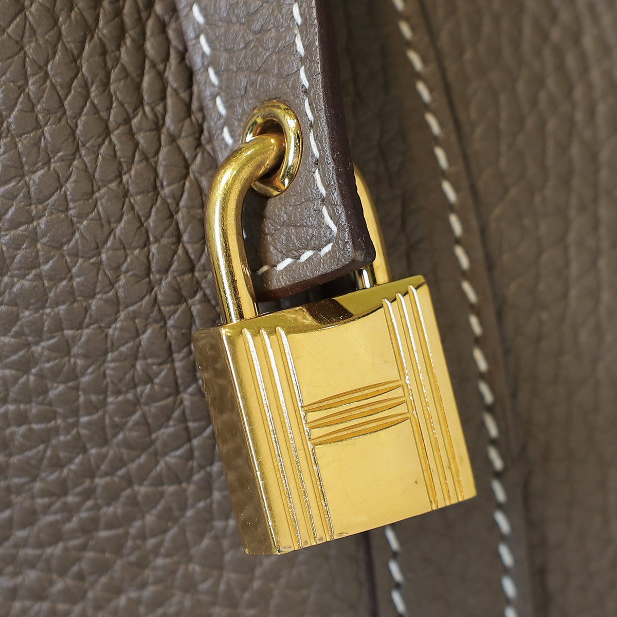 Hermes Etoupe Picotin Lock 18 Bag