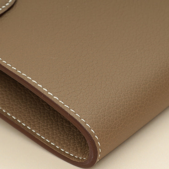 Hermes Etoupe Kelly To Go Evercolor Wallet-Hermes-THE CLOSET