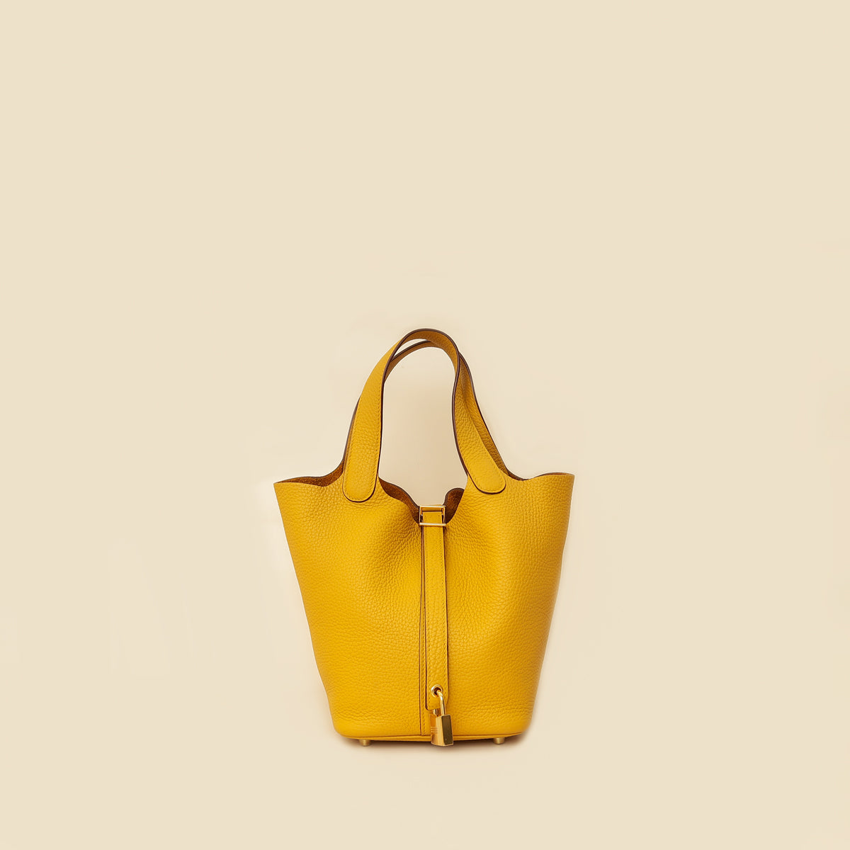 Hermes Jaune Ambre Picotin Lock 18 Bag-Hermes-THE CLOSET