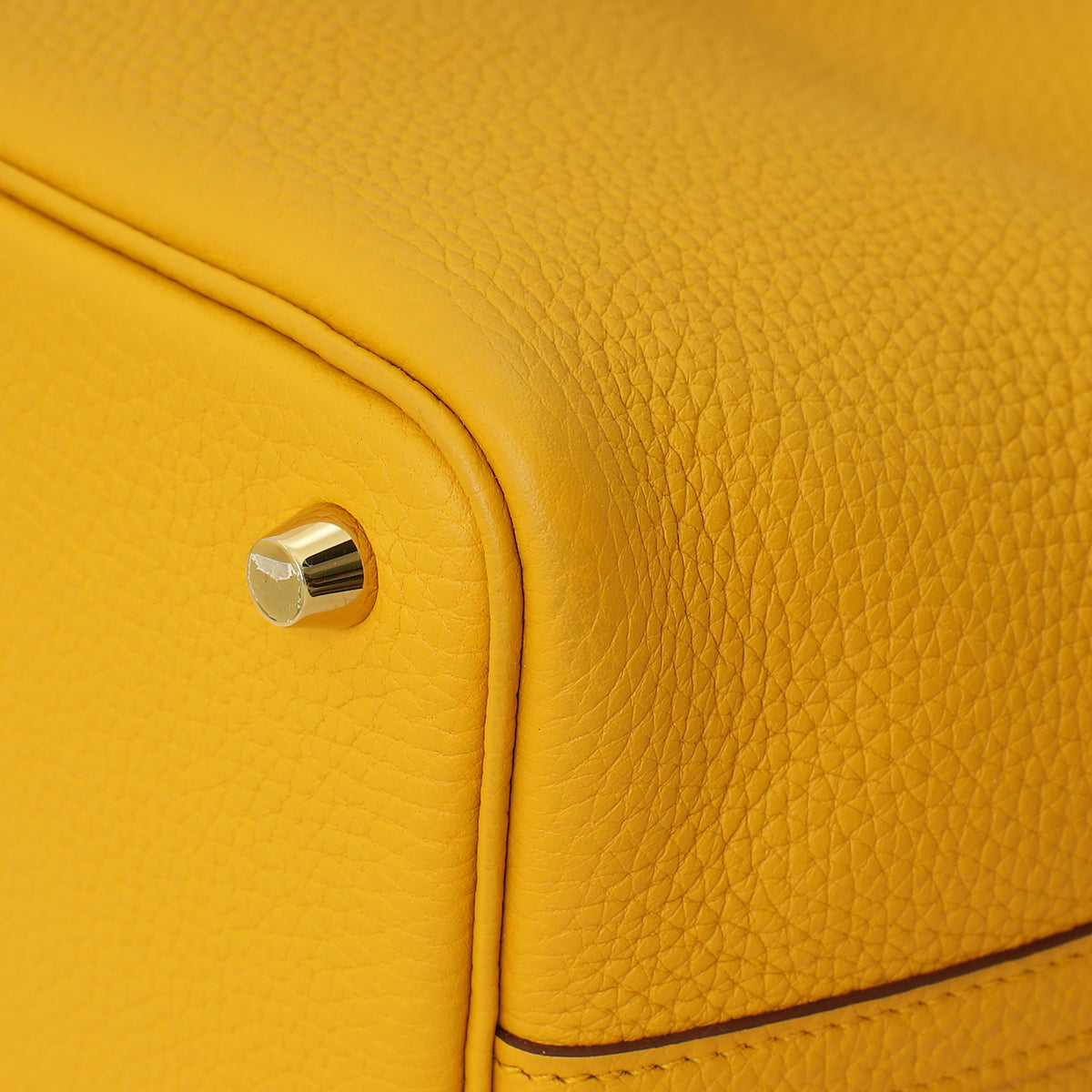 Hermes Jaune Ambre Picotin Lock 18 Bag-Hermes-THE CLOSET