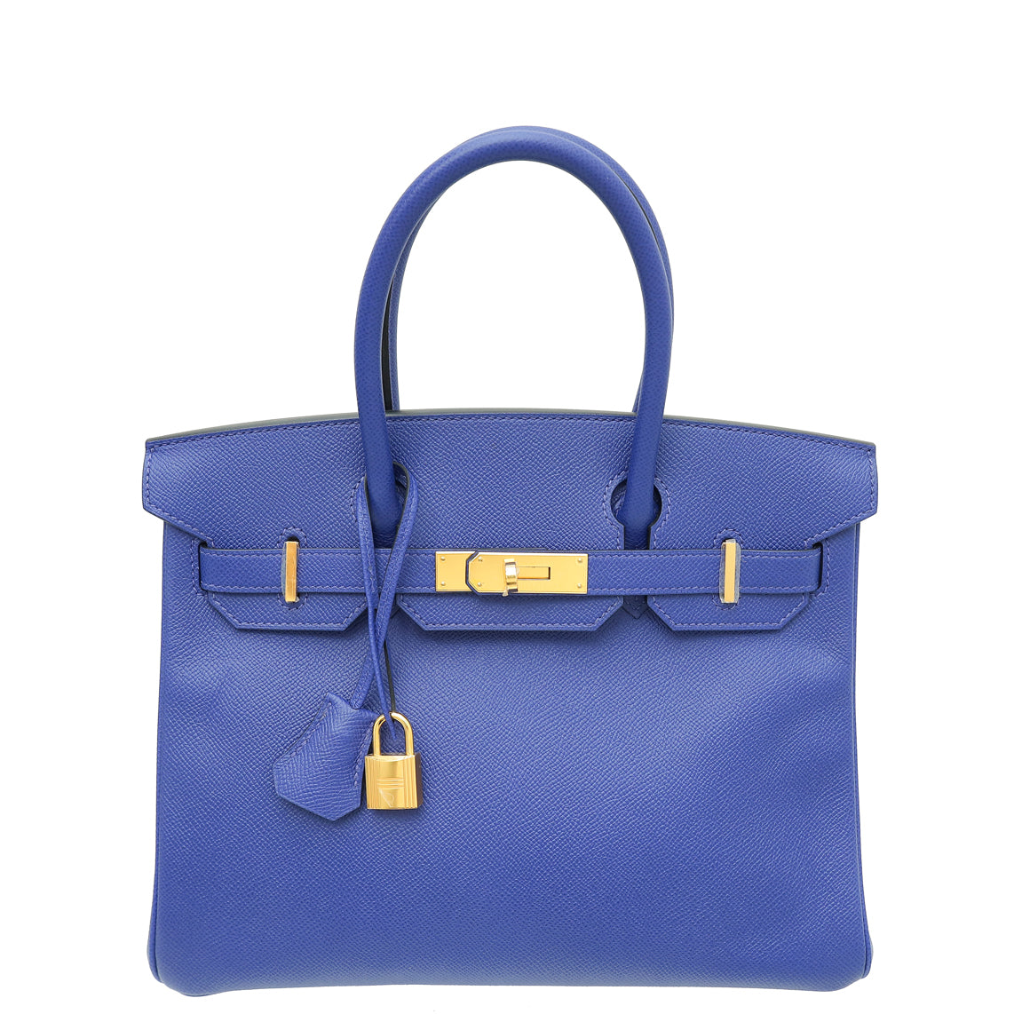 Hermes Bleu Electric Birkin 30 Bag-Hermes-THE CLOSET