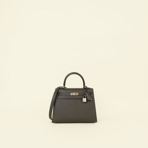 Hermes Vert Loden Sellier Kelly 25 Bag