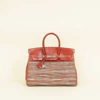 Hermes Brique Vibrato Birkin 35 Bag