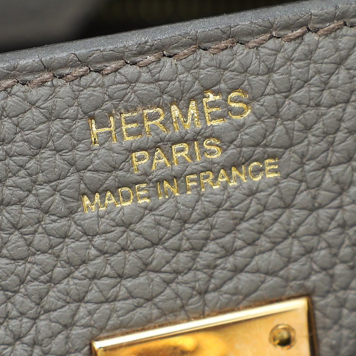 Hermes Gris Etain Birkin 25 Bag