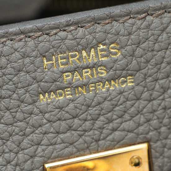 Load image into Gallery viewer, Hermes Gris Etain Birkin 25 Bag
