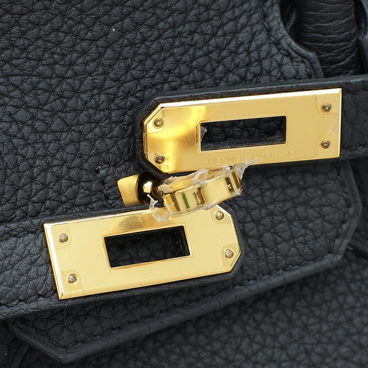 Hermes Noir Retourne Birkin 25 Bag