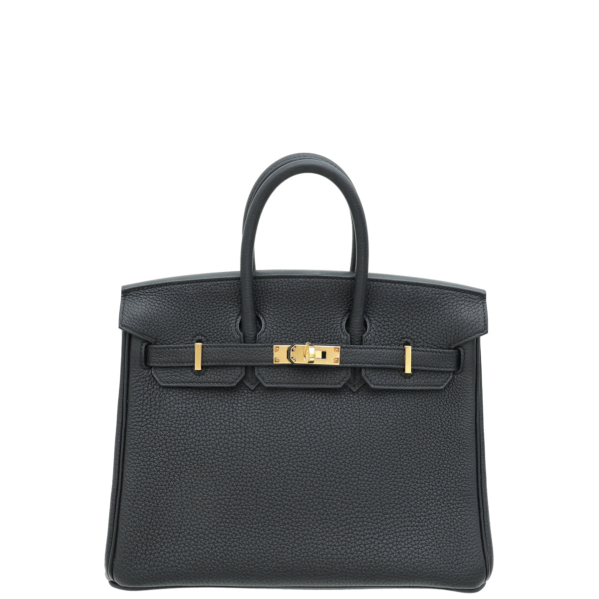 Hermes Noir Retourne Birkin 25 Bag