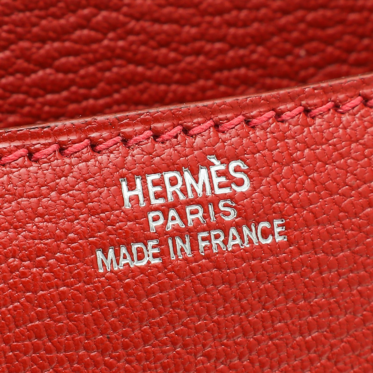 Hermes Rouge Casaque Constance 18 Bag