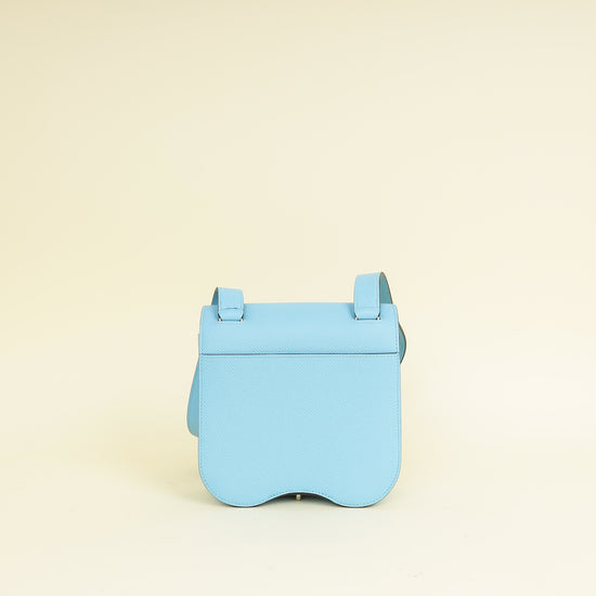 Hermes Blue Celeste Mini Della Cavalleria Bag