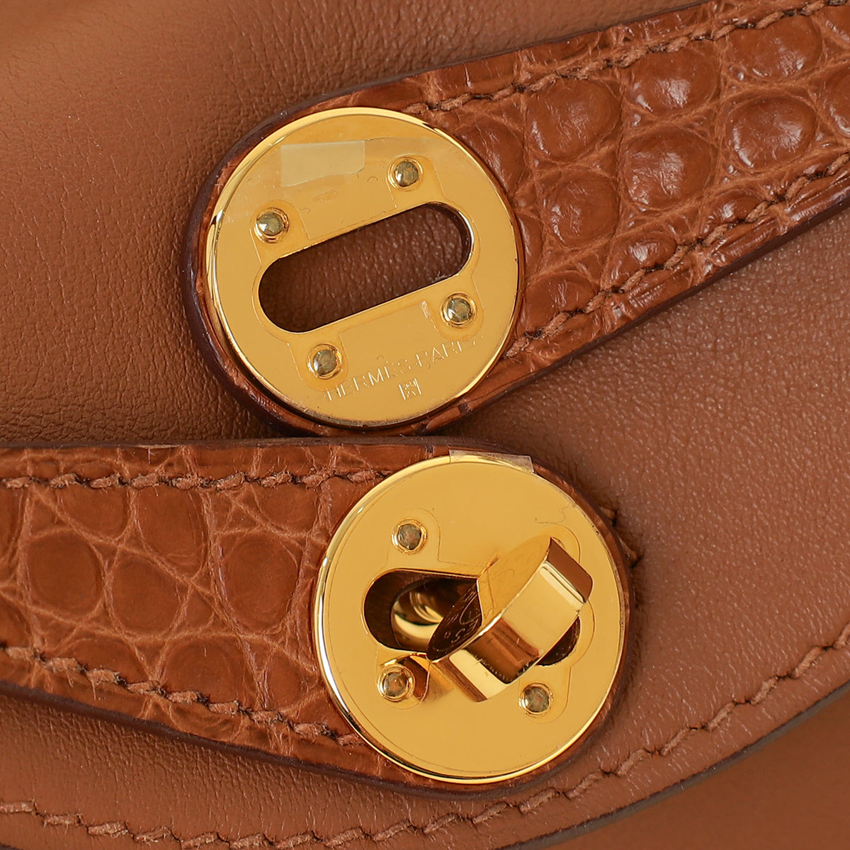 Hermes Fauve Mini Lindy Touch Bag